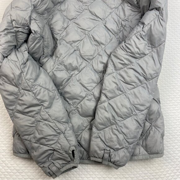 The North Face Quilted Girls Size Large 12 Gray Aconcagua Jacket Coat - Picture 9 of 9